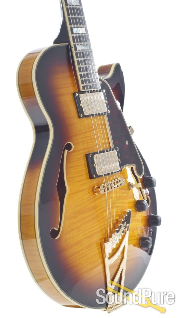 D'Angelico EX-SS Vintage Sunburst Archtop # 15080193 — image 7