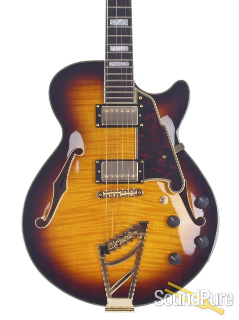 D'Angelico EX-SS Vintage Sunburst Archtop # 15080193 — image 1