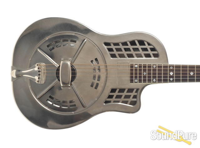 National ResoRocket Steel Cutaway w/ Slimline Pickup - Used — image 4
