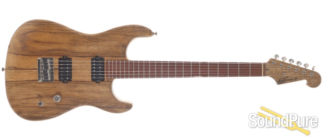 Luxxtone El Machete Black Limba Electric Guitar #0271 — image 8