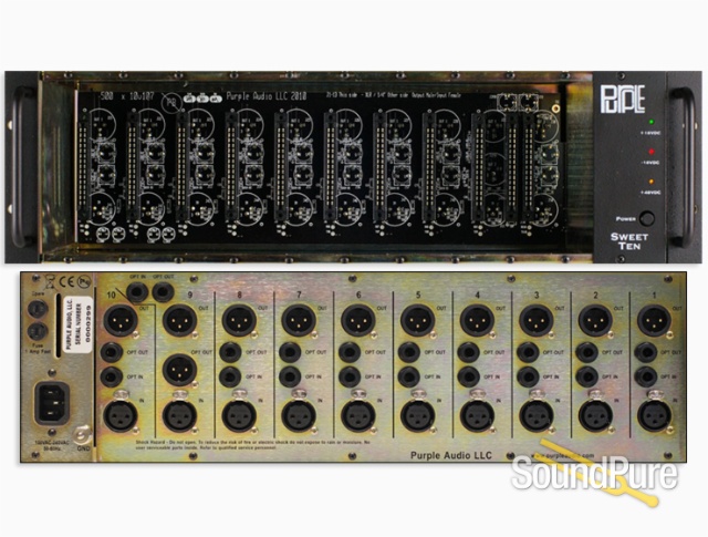 Purple Audio Sweet Ten 500-Series Rack — image 1
