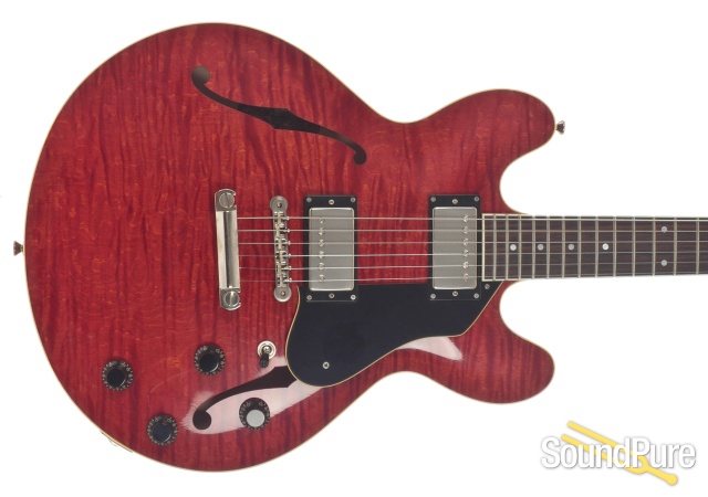 Collings I-35 LC Faded Cherry Aged w/ThroBak Customs #181116 — image 5