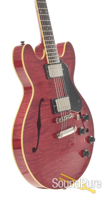 Collings I-35 LC Faded Cherry Aged w/ThroBak Customs #181116 — image 7