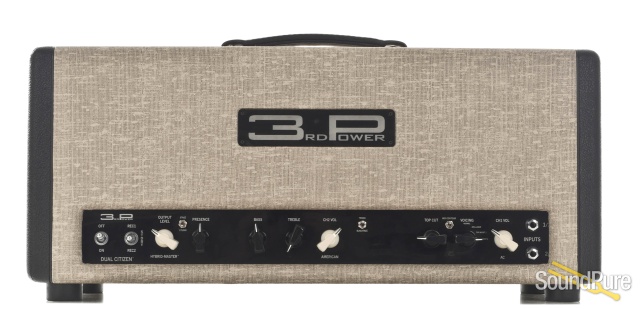 3rd Power Dual Citizen Amp Head, Fawn w/ Black Caps - Used — image 1