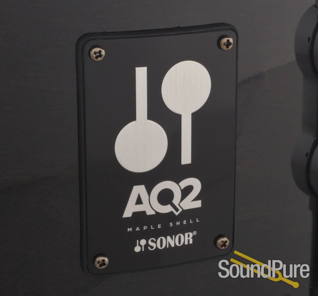 Sonor 6x13 AQ2 Maple Snare Drum - Transparent Black — image 3