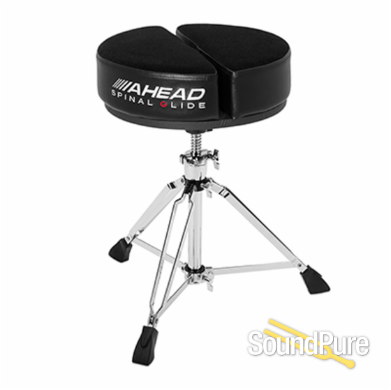 Ahead Spinal G Round Drum Throne Black 3Leg