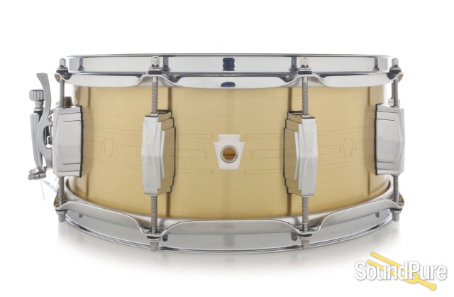 Ludwig 5.5x14 Heirloom Brass Snare Drum — image 1