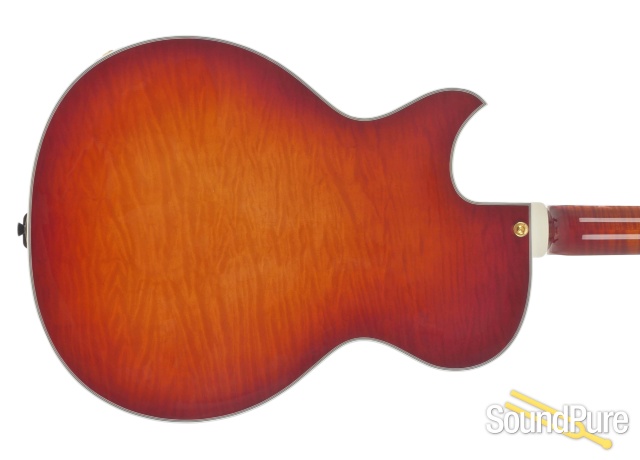 Benedetto Bambino Deluxe Autumn Burst Archtop #52306 - Used — image 3