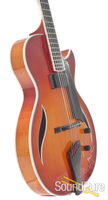 Benedetto Bambino Deluxe Autumn Burst Archtop #52306 - Used — image 7