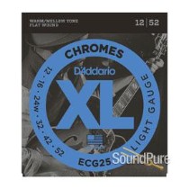 D'Addario ECG25 Chromes Light 12-52 Guitar Strings D'Addario ECG25 Chromes Light 12-52 Guitar Strings