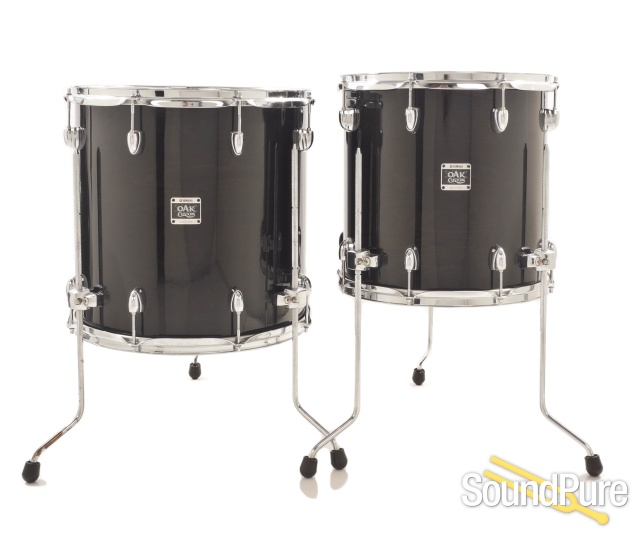 Yamaha 5pc Oak Custom Drum Set - Musashi Black — image 4