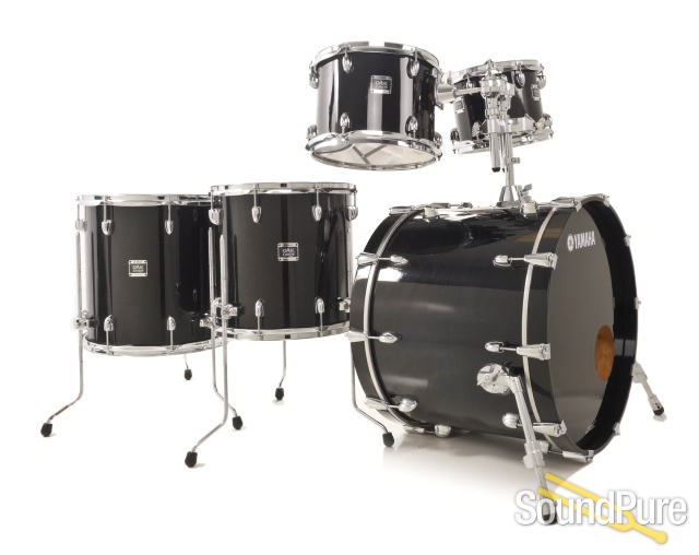 Yamaha 5pc Oak Custom Drum Set - Musashi Black — image 1