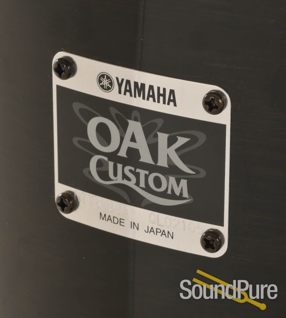 Yamaha 5pc Oak Custom Drum Set - Musashi Black — image 10