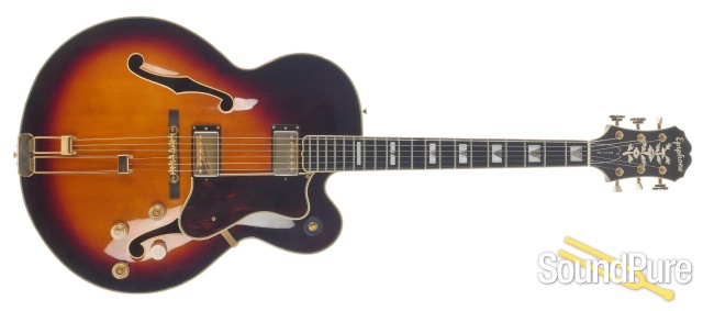 Epiphone Broadway Elitist Sunburst Hollow Body - Used — image 10