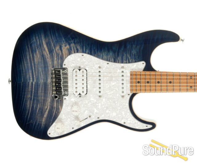 Suhr Standard Plus Faded Trans Whale Blue Burst #JS3G6J — image 6