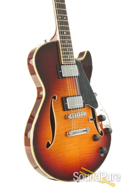 Comins GCS-1 Autumn Burst Semi-Hollow Electric #112244 — image 4