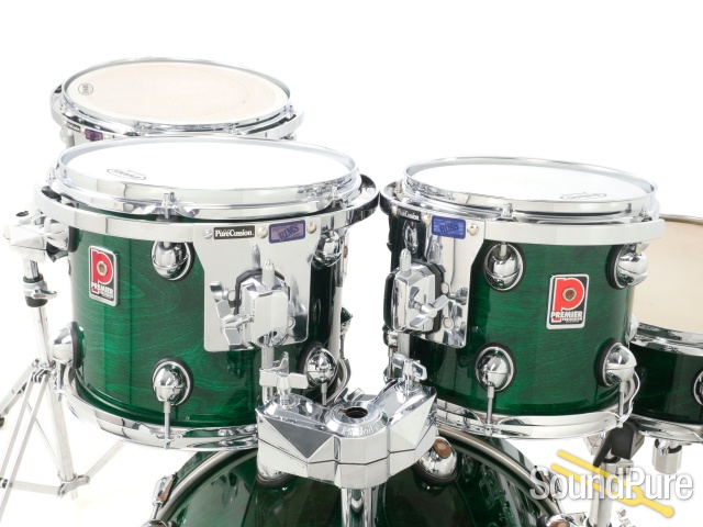 Premier 6pc Genista Birch 90s Drum Set- Terraverdi Green — image 2
