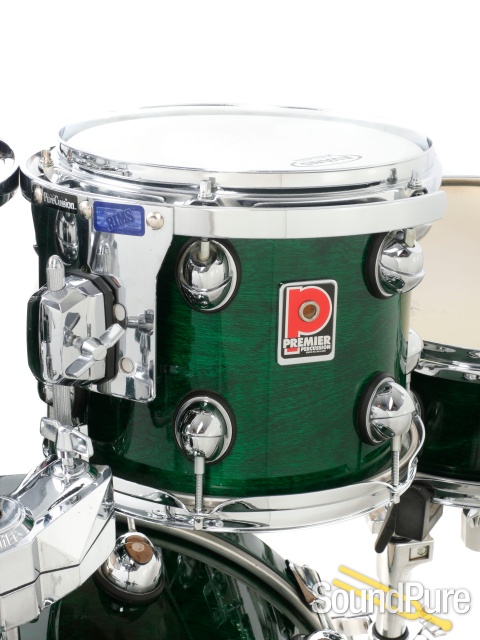 Premier 6pc Genista Birch 90s Drum Set- Terraverdi Green — image 5