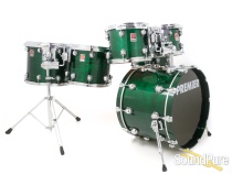 Premier 6pc Genista Birch 90s Drum Set- Terraverdi Green