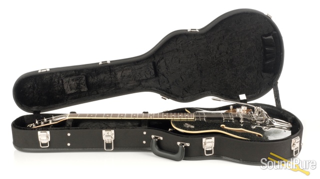 Duesenberg Starplayer TV Black Sparkle Semi-Hollow #182061 — image 6