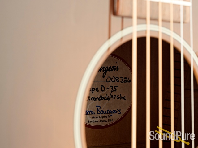 Bourgeois Slope D-35 Addy/Mahogany Acoustic #8326 — image 10