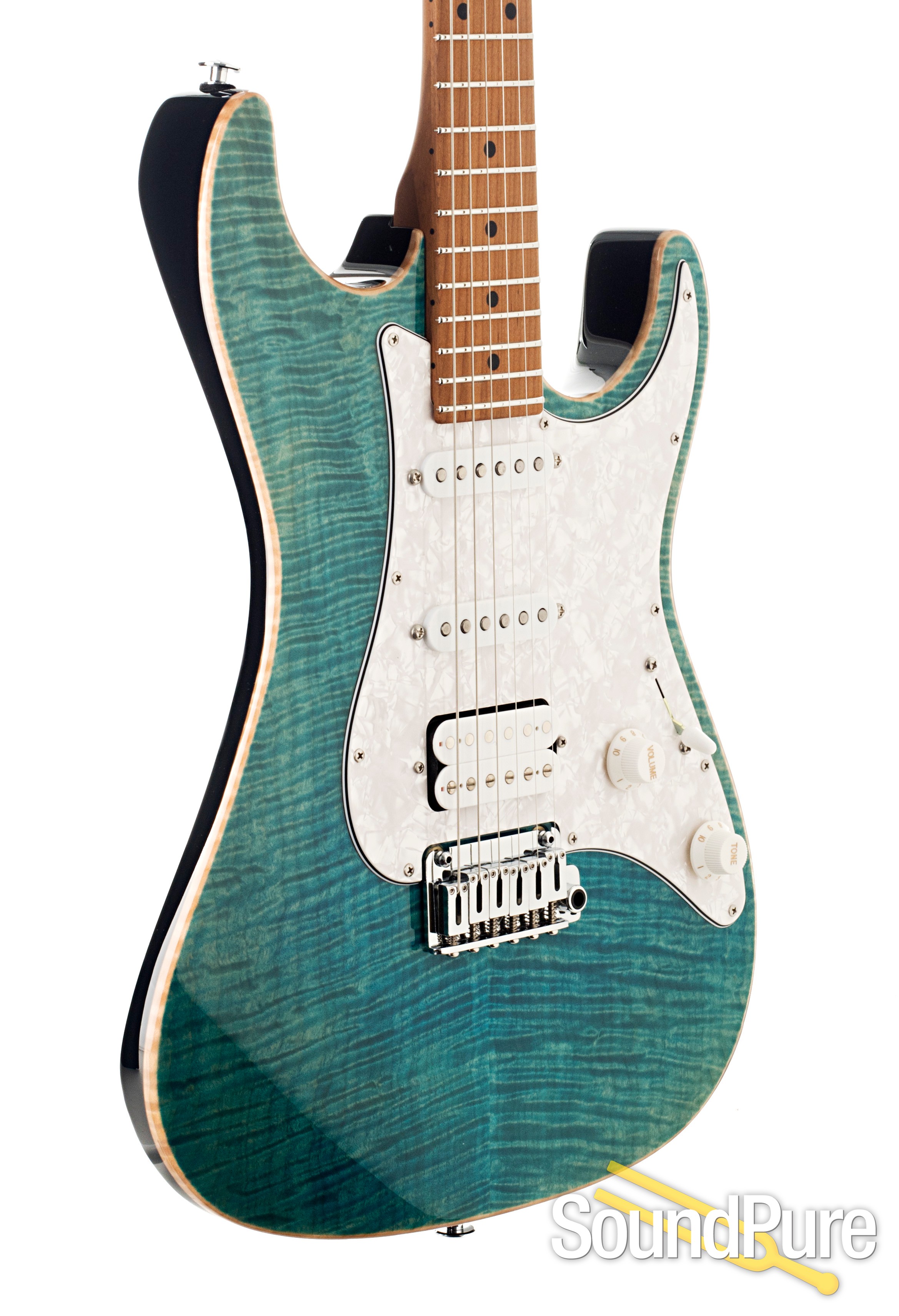 Suhr Standard Plus Bahama Blue Electric Guitar #JS6H3Z