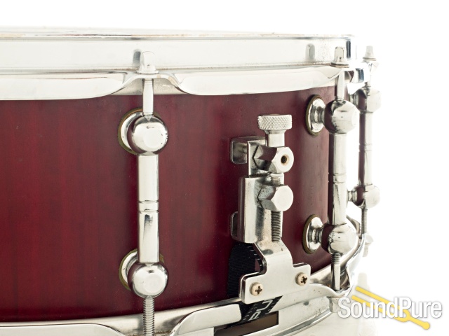 Brady 6x14 Jarrah Block Snare Drum - Natural Satin — image 4