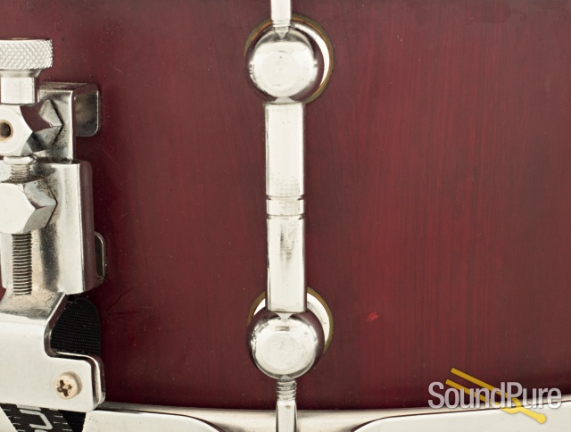 Brady 6x14 Jarrah Block Snare Drum - Natural Satin — image 8