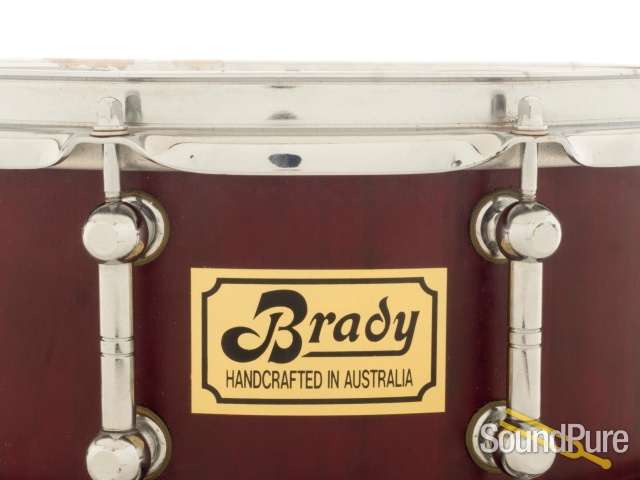 Brady 6x14 Jarrah Block Snare Drum - Natural Satin — image 12