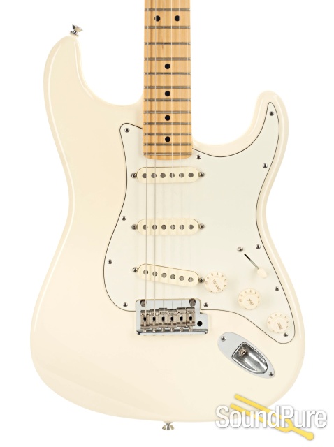 Fender American Standard Strat White #US10207482 - Used — image 1