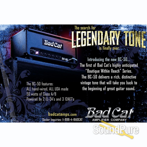 Bad Cat Bc 50 Guitar Amplifier Head Soundpure Com