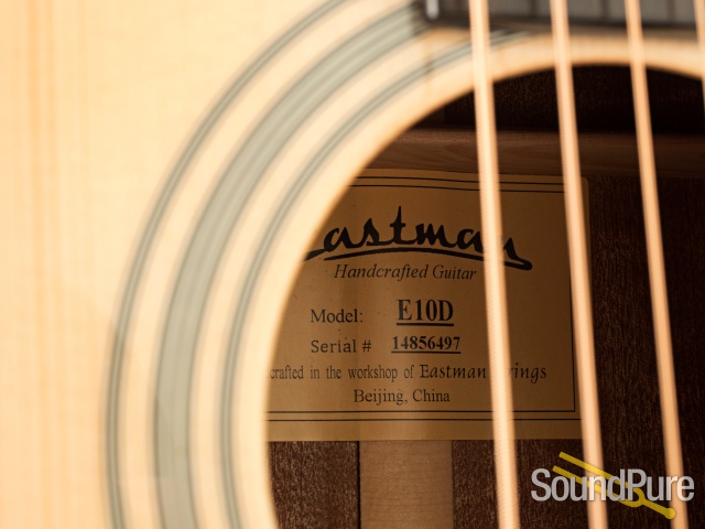 Eastman E10D Addy/Mahogany Acoustic Guitar #14856497 — image 10