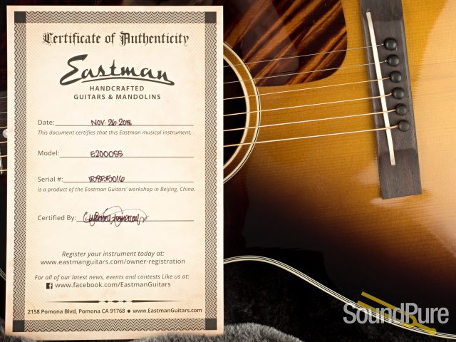 Eastman E20OOSS Addy/RW Acoustic #15855016 — image 10