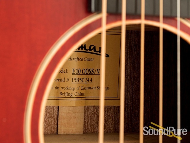 Eastman E10OOSS/V Adirondack/Mahogany Acoustic #15850244 — image 11