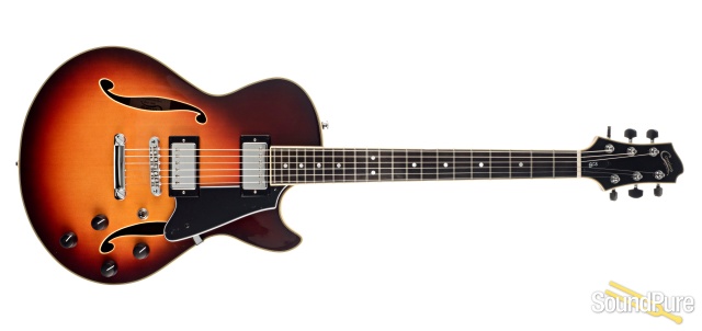 Comins GCS-1ES Autumn Burst Semi-Hollow Electric #112159 — image 2