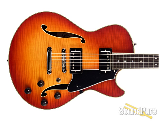 Comins GCS-1 Violin Burst Semi-Hollow Electric #112248 — image 7