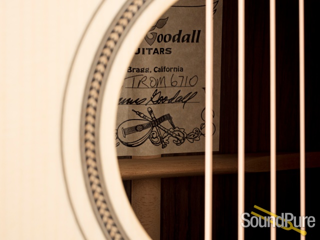 Goodall Traditional OM AAA Adirondack/EI Rosewood #6710 — image 2