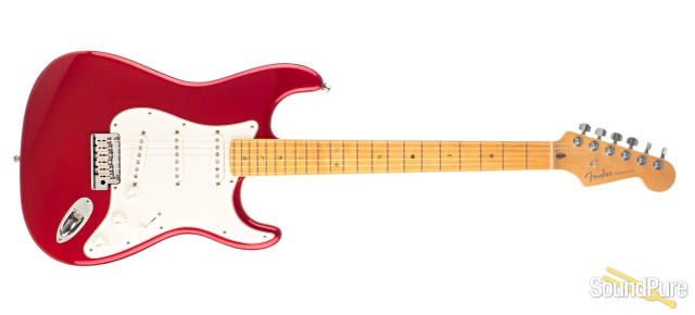 Fender American Deluxe Strat "V-Neck" Red #DZ9331029 - Used — image 7