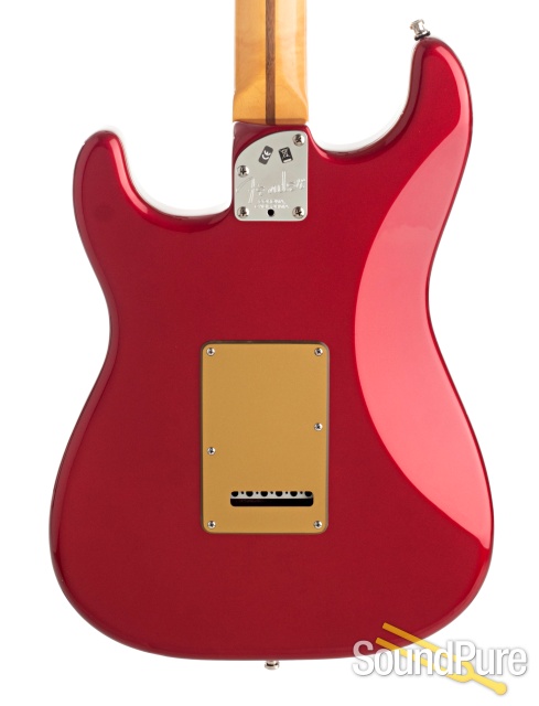 Fender American Deluxe Strat "V-Neck" Red #DZ9331029 - Used — image 8