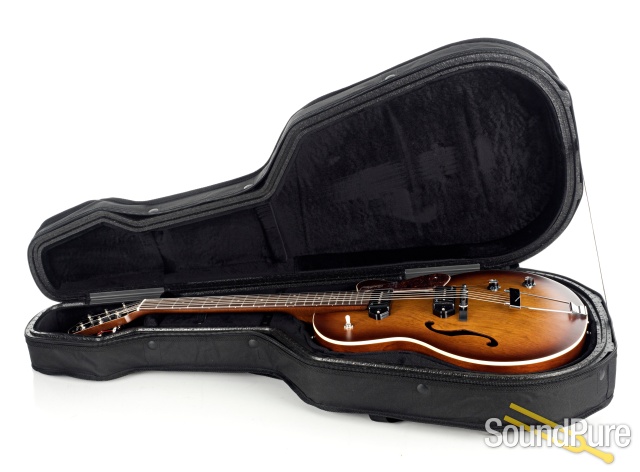Godin 5th Ave CW Kingpin II Cognac Burst Archtop Guitar — image 6