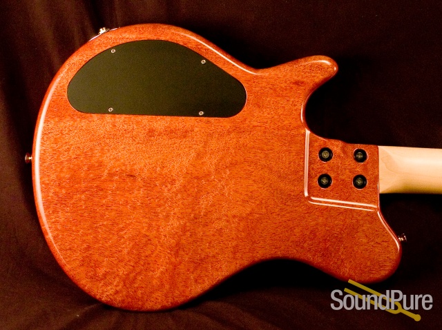 Gadow Custom Hollow Blue Burst Electric Guitar — image 3