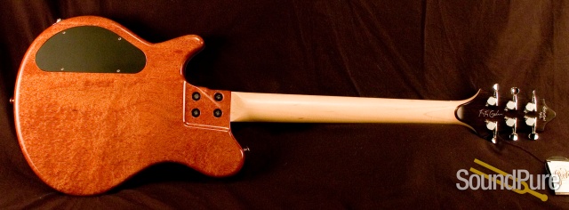 Gadow Custom Hollow Blue Burst Electric Guitar — image 7