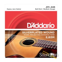 D'Addario EJ84M Gypsy Jazz Loop End Guitar Strings 11-45
