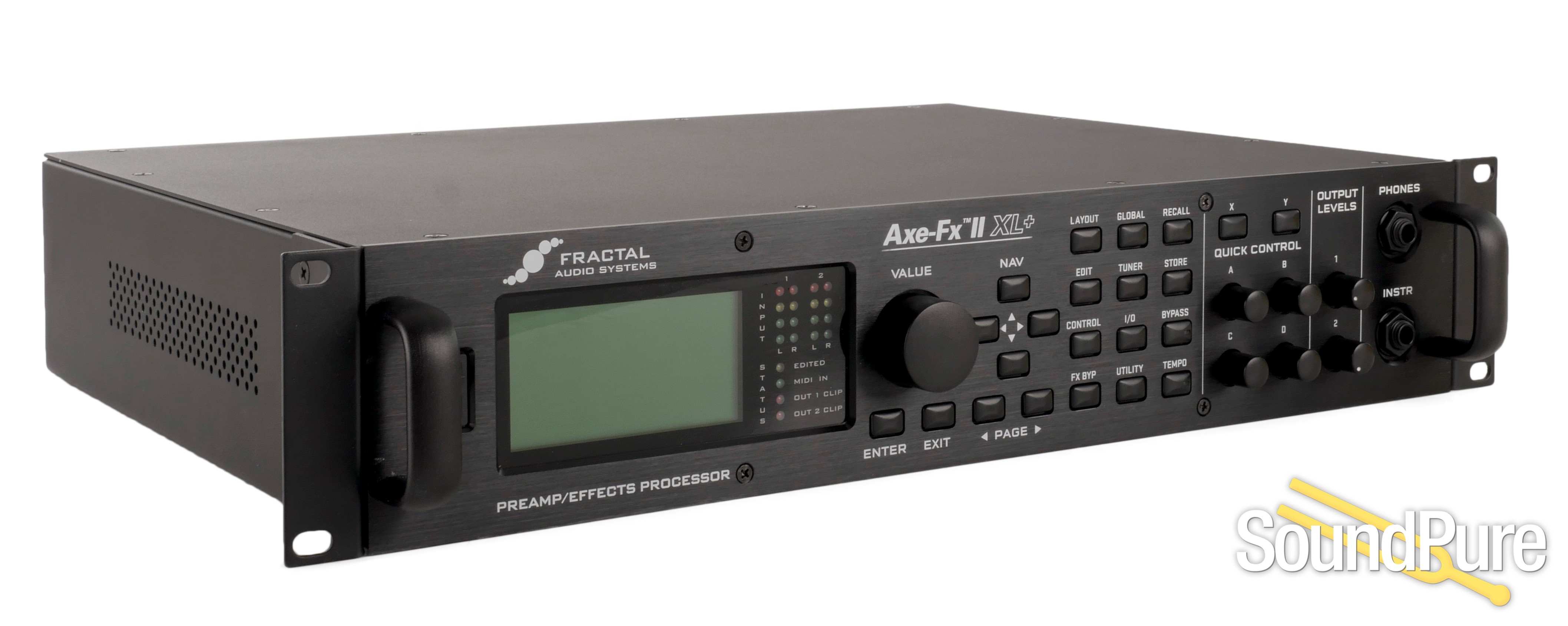 Fractal Audio Axe FXII XL+ W/ MFC-101 And EV-1 - Used