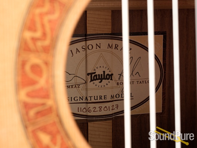 Taylor 2011 Jason Mraz Sig Cutaway Nylon  #110680127 - Used — image 2