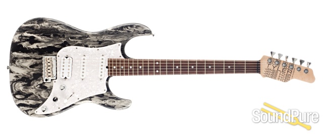 Tyler Studio Elite HD Black Schmear HSS Guitar #16237 - Used — image 5