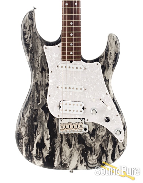 Tyler Studio Elite HD Black Schmear HSS Guitar #16237 - Used — image 1