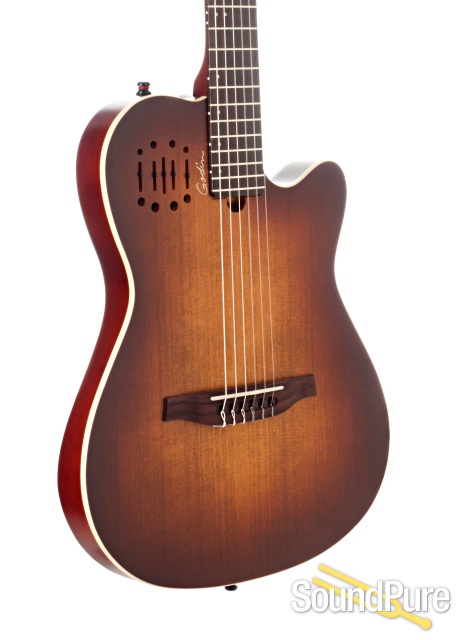 Godin Multiac Nylon Encore Burnt Umber SG #18134107 — image 3