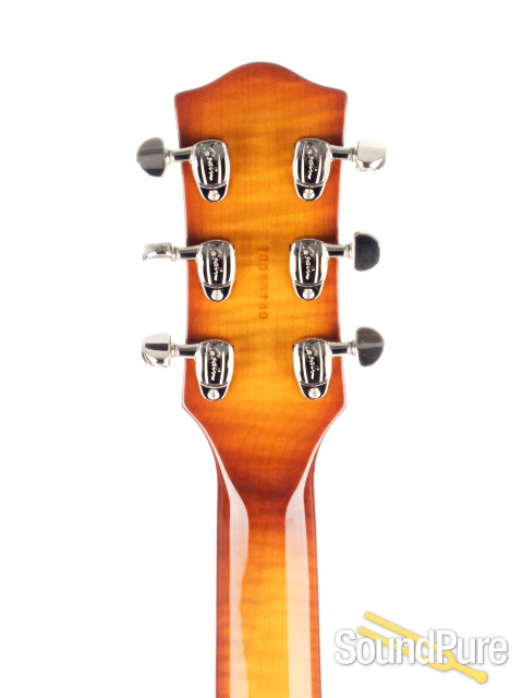 Godin Montreal Premiere Supreme Lightburst Flame Archtop — image 4