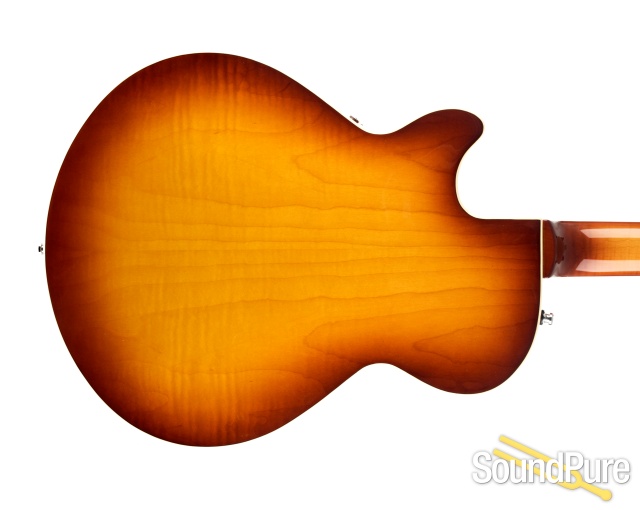 Godin Montreal Premiere Supreme Lightburst Flame Archtop — image 8